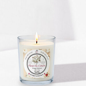 bougies parfumées – fleur de coton الشموع المعطرة برائحة زهرة القطن